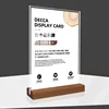 Shabashil wood T-shaped square base - Vertical version