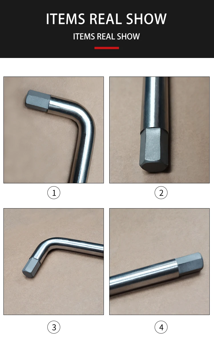 Industrial Grade Titanium Allen Key Tools Non-Magnetic for MRI Metric Measurement System