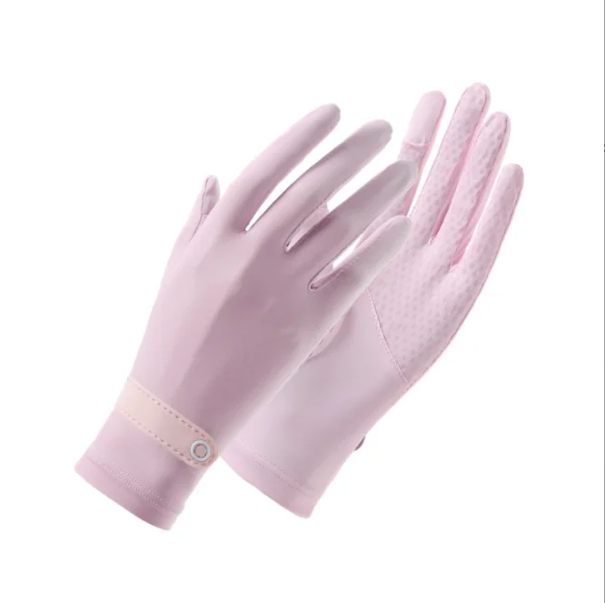 Перчатки женские солнцезащитные с защитой от УФ-лучей дышащие Нескользящие митенки пальцами для сенсорных экранов вождения лето