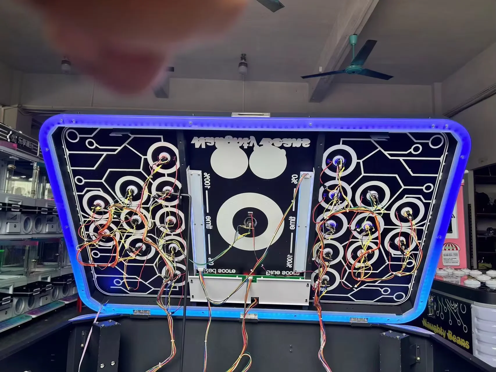 Funpark Power Strike Hammer Challenge - Precision Arcade Game Simulator for Skilled Strength Tests and Thrilling Fun manufacture