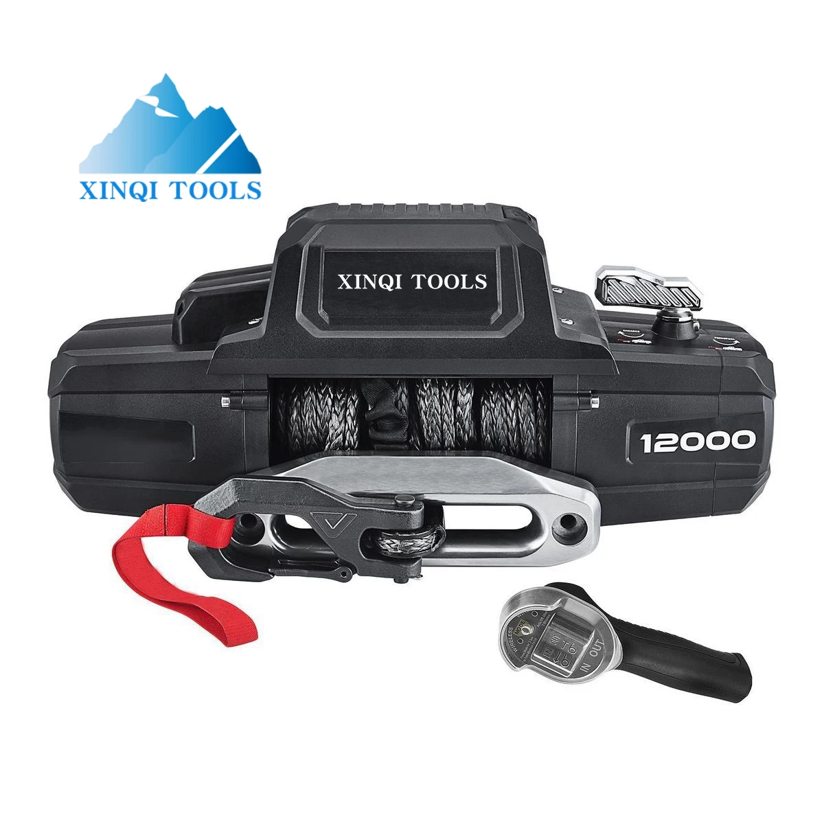 Xinqi 12,000 Lb. Winch With Synthetic Rope And Wireless Remote Buy