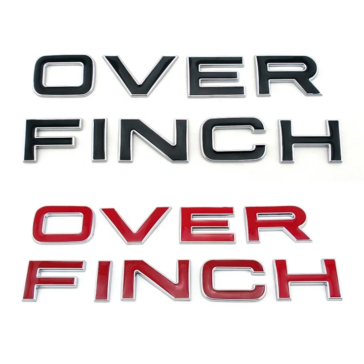 Logo Chrome Car Emblem 32mm Limited Edition High Performance Letters for RANGE ROVER Decal Badge Car Stickers
