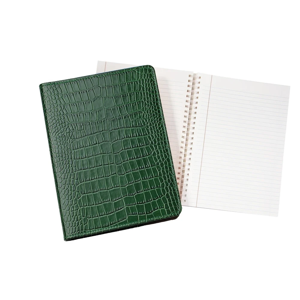 Faux Crocodile Leather Animal Skin Pattern 3 Ring Binder