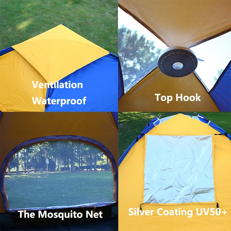 Mini Best Small Modern Style Custom Waterpoof Cheap 4 Person Season Manual Instant Glamping Tent De Outdoor Camping Tent