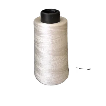 Natural 100 Silk Thread Yarn for Machine Sewing and Hand Roll of Scarf in White Color for Embroidery