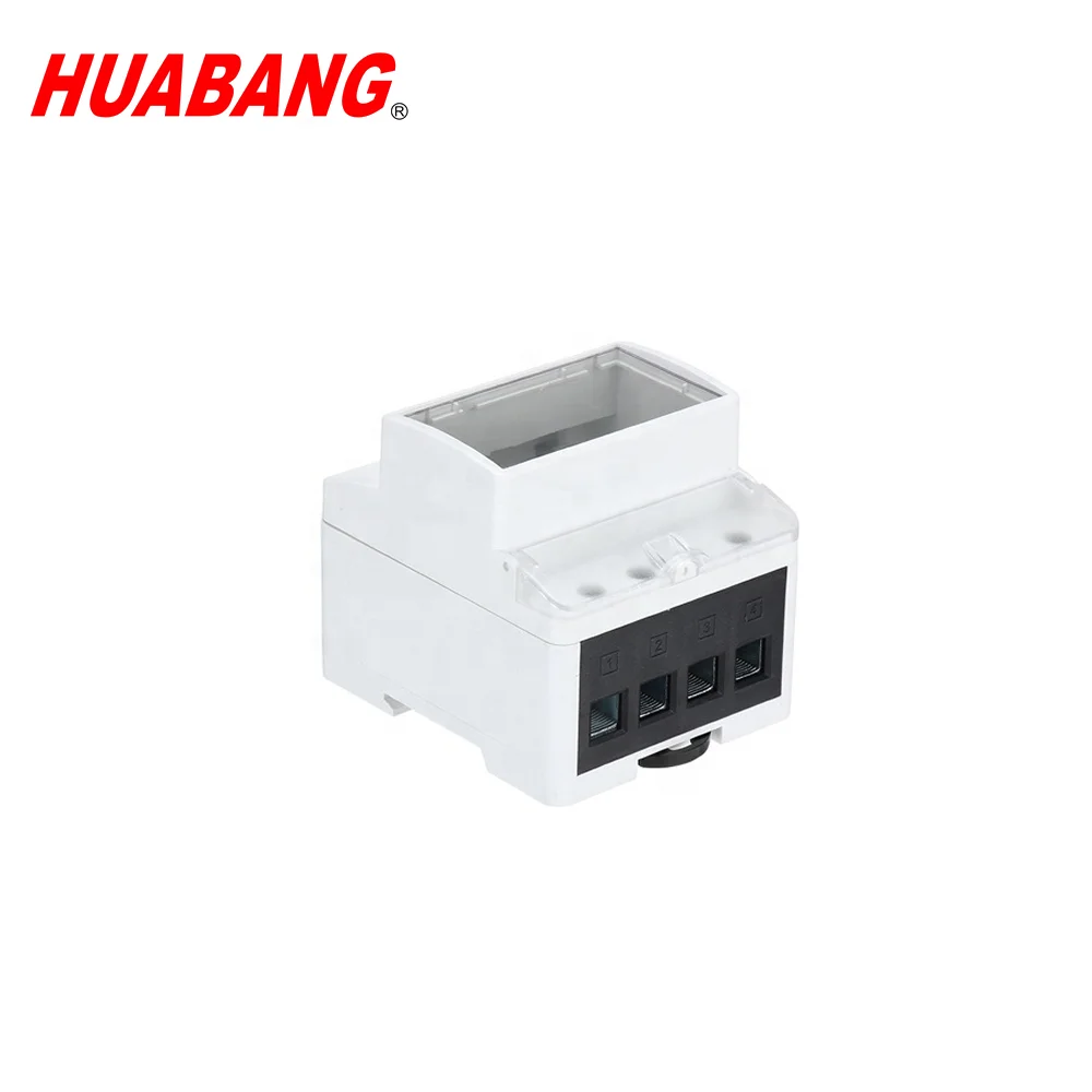 4P Din Rail Mounting Meter Case for Electricity Energy Enclosure