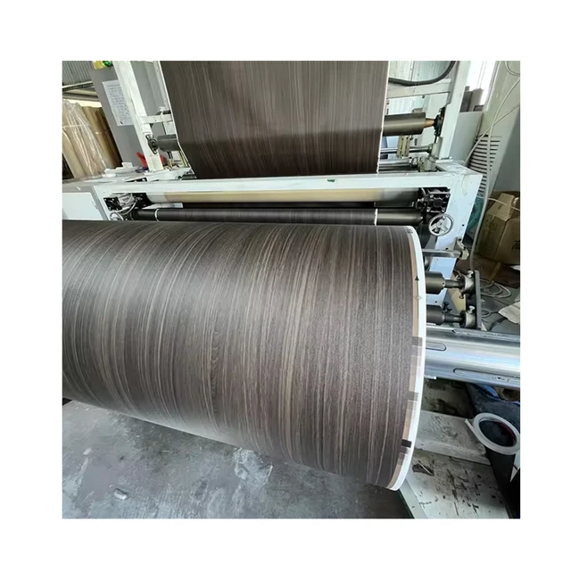 PVC Wooden Texture Embossed Film Wood Design PVC Decorative Laminating Film for PVC Laminated Sheet