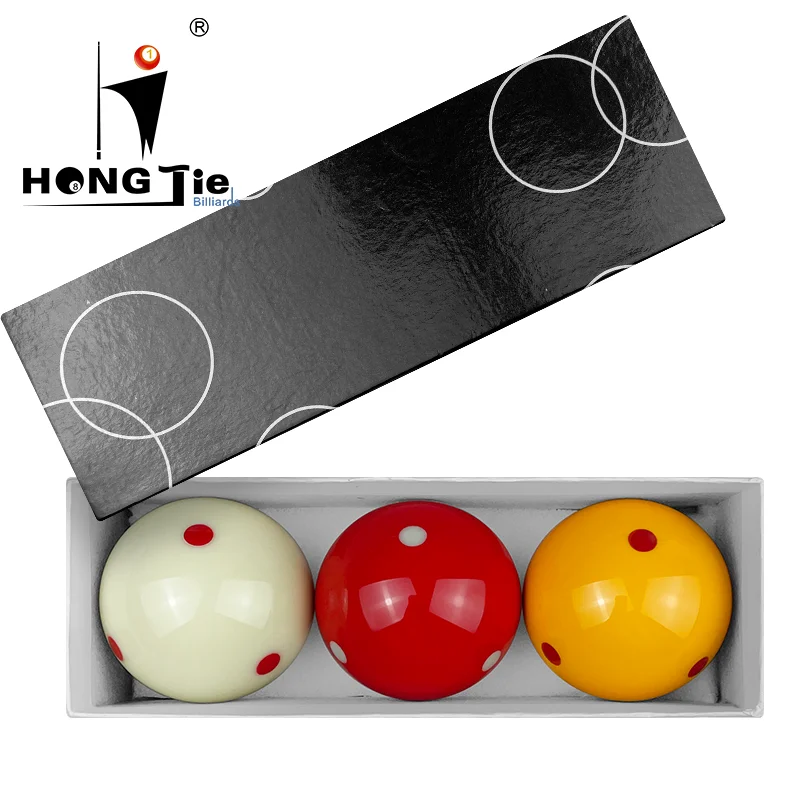 ビリヤード玉3 3 PCS Hongjieキャロムビリヤードボール61 5mm