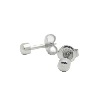 No allergy 316 Surgical Stainless Steel Traditional ball  Piercing Earrings Ears Stud for Children Used in Piercing instrument
