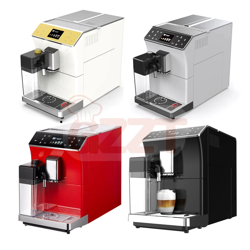 GZZT One-Button Full Automatic Coffee Machine 19Bar ULKA Pump