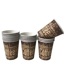 Food Grade 8oz Pe Coated Paper Cup Manufacturer Various Size Hot Cocoa Cups Coffee Disposable Single Wall Cup