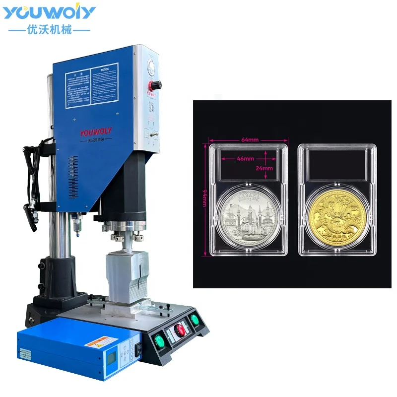 Auto Tracking Ultrasonic Coin Slab Seal Machine