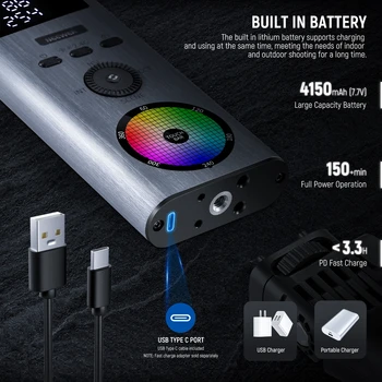 NEEWER 2500K-10000K RGB Light Barra De Luces Led RGB 15W RGB Led Light Bar NEEWER BH30S RGB Led Tube Light with 2.4G/APP Control product image