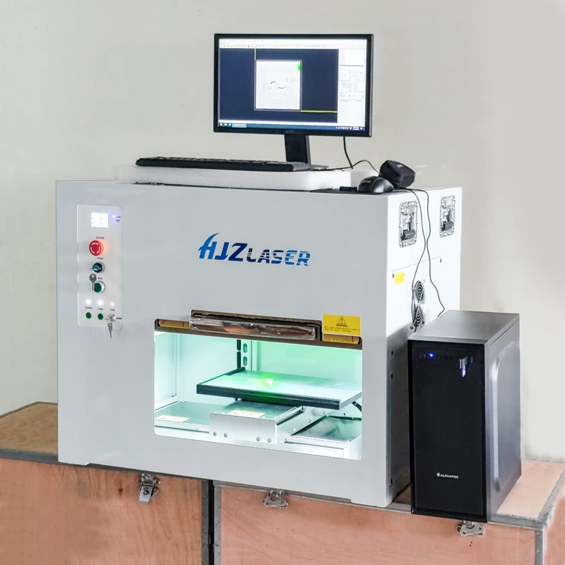 HJZ LASER 2D 3D Photo Crystal Subsurface Laser Engraving Machine Inside