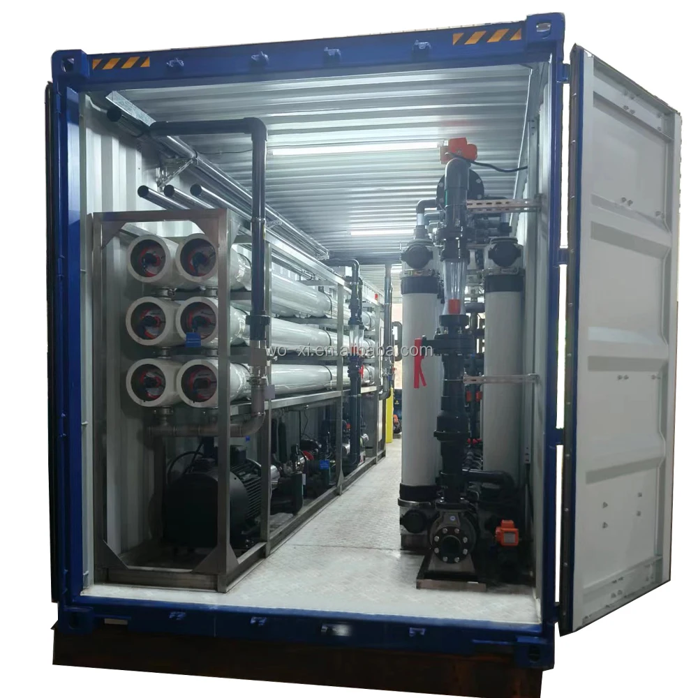 Remote Control Containerized Drinking Water Filtration System