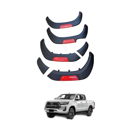 Hilux Fender Flares Revo 2021 2022 Car Wheel Arch Fender Flares Wheel