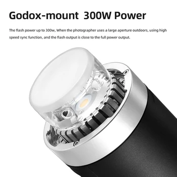 GODOX AD300Pro Outdoor Flash Strobe Moonlight 300Ws TTL 2.4G 1/8000 HSS With Battery Bi-Color Modeling Lamp Photography Shooting detail image