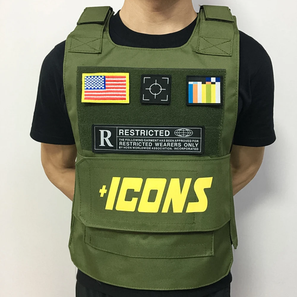 Icons Gilet CS Vest Tactical Hip Hop Rapper Fashion Vest