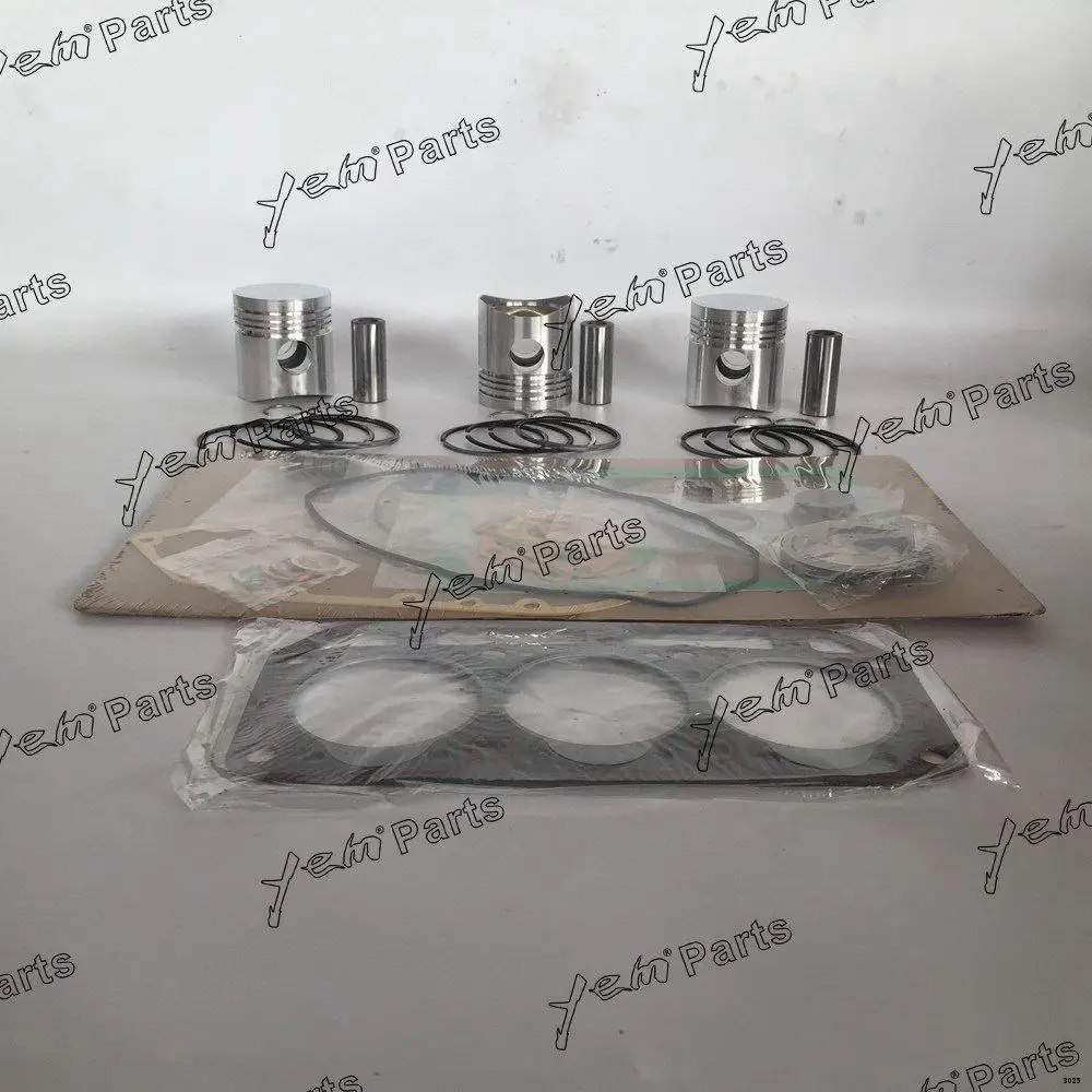 Rebuild Kit With Cylinder Gaskets Piston Ring Fit for Yanmar 3T84 Engine Spare Parts