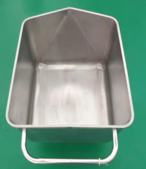 304 stainless steel trolley, 200 liter capacity, for meat and food processing