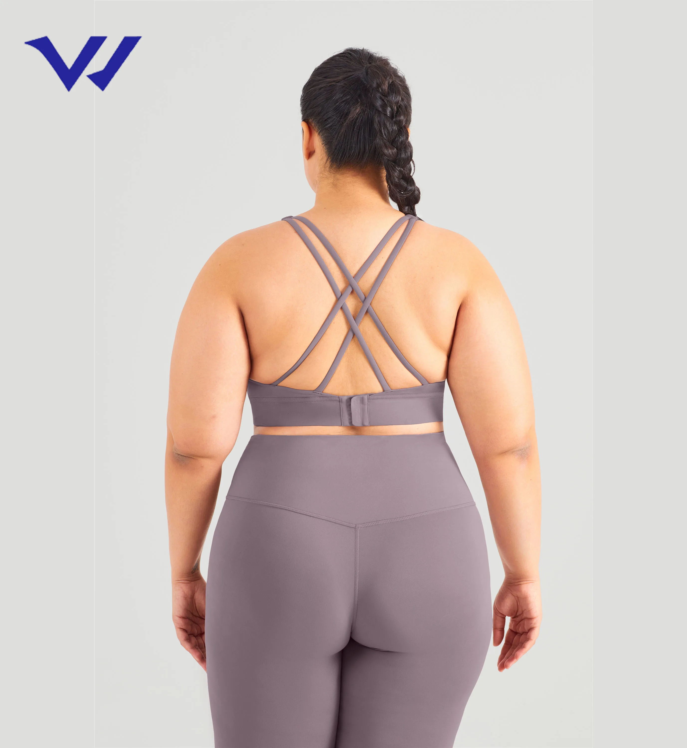 High Waist Navy Blue Women Plus Size Yoga Pant With Side Packets, Skin Fit