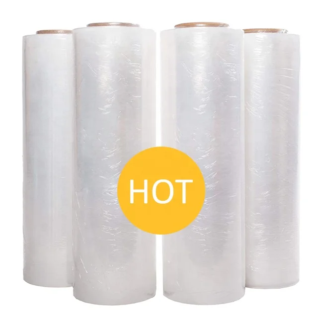 Transparent Soft Shipping Pallet Stretch Film Wrap details