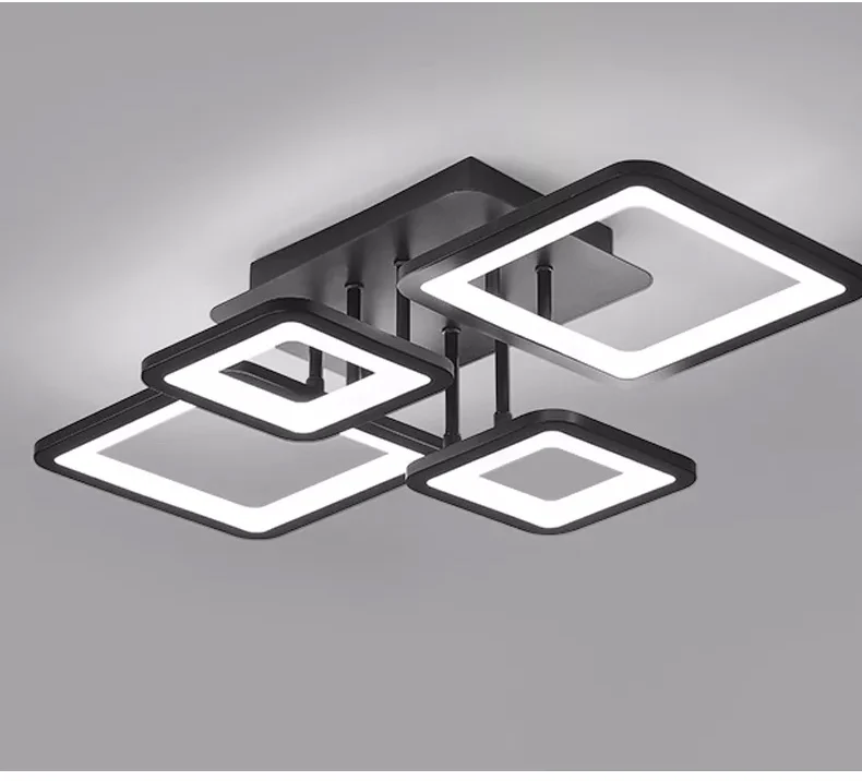 Smart Modern Surface Mounted Pop Ceiling Lamp Fixtures App Remote Control Lighting Corridor Home