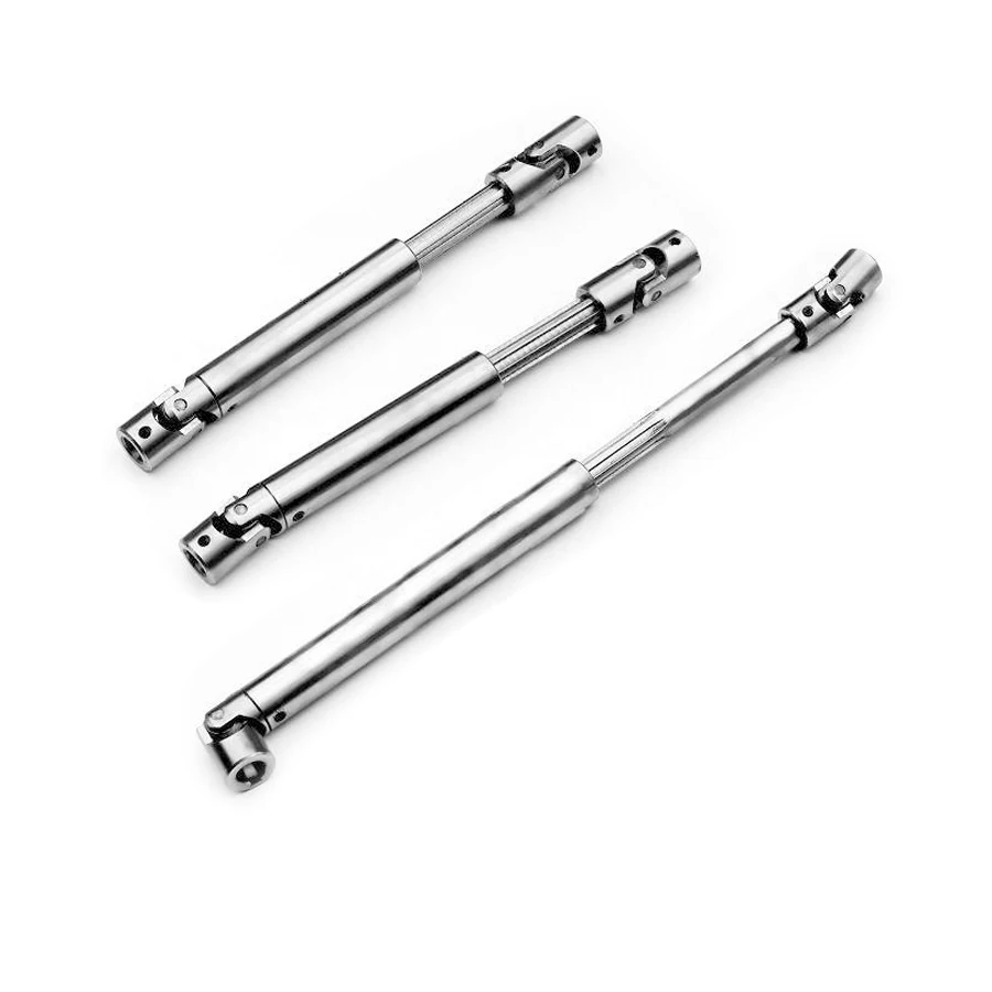 Custom CNC Carbon Steel Cross Gimbal Shaft Coupler Double Cardan Joint  Coupling Steering Shaft U Joint