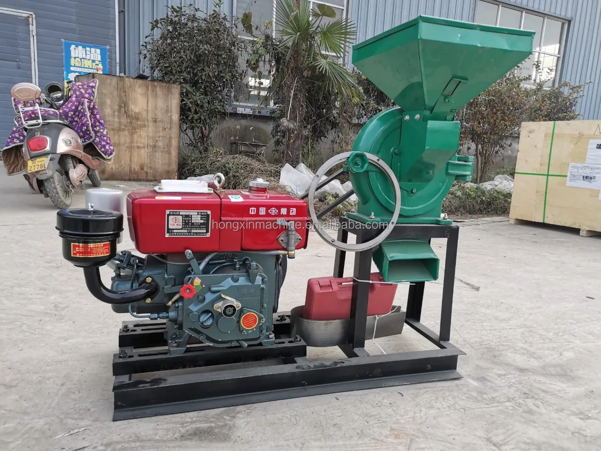 Diesel Engine Cereal Mill/ Maize Grinding Machine / Cereal Grinding ...