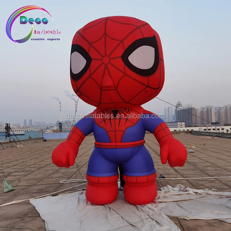 Inflable De Personajes De Dibujos Animados Spiderman Al Aire Libre Inflable  Publicidad Hombre - Buy Inflable De Personajes De Dibujos Animados Spiderman  Product on 