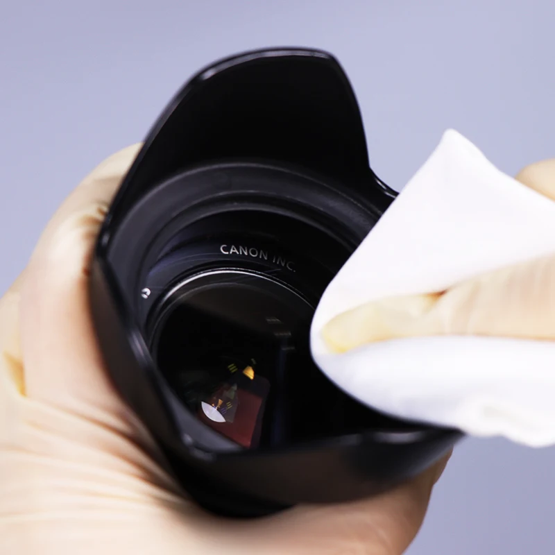 4inch 2 Ply Polyester Fabric Wiper For Industrial Cleanroom Cleaning wiping cloth 4009 polyester dust free cloth Ultra 6