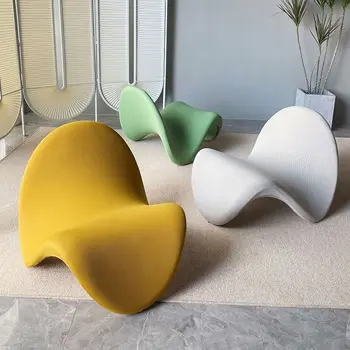 Italian luxury lounge chair living room chairs 2022 new latest design tongue chair