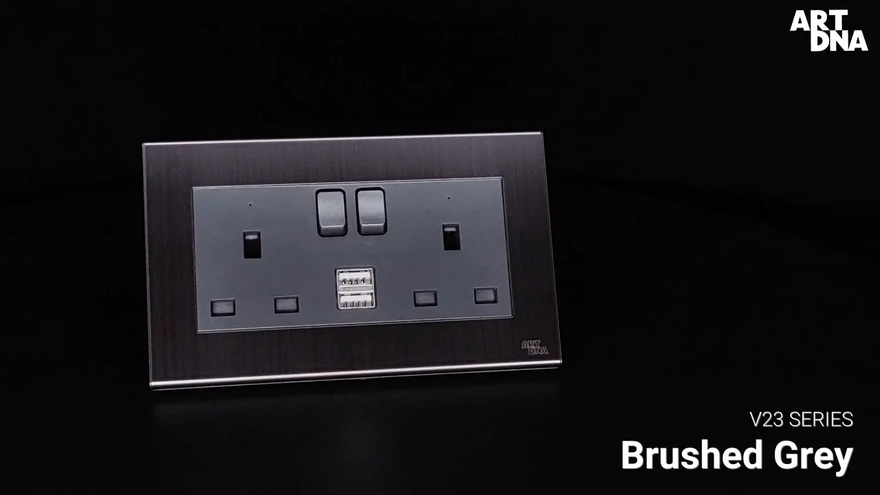 High Quality Easy Installation Art Dna Switch 13a Bs Wall Switched