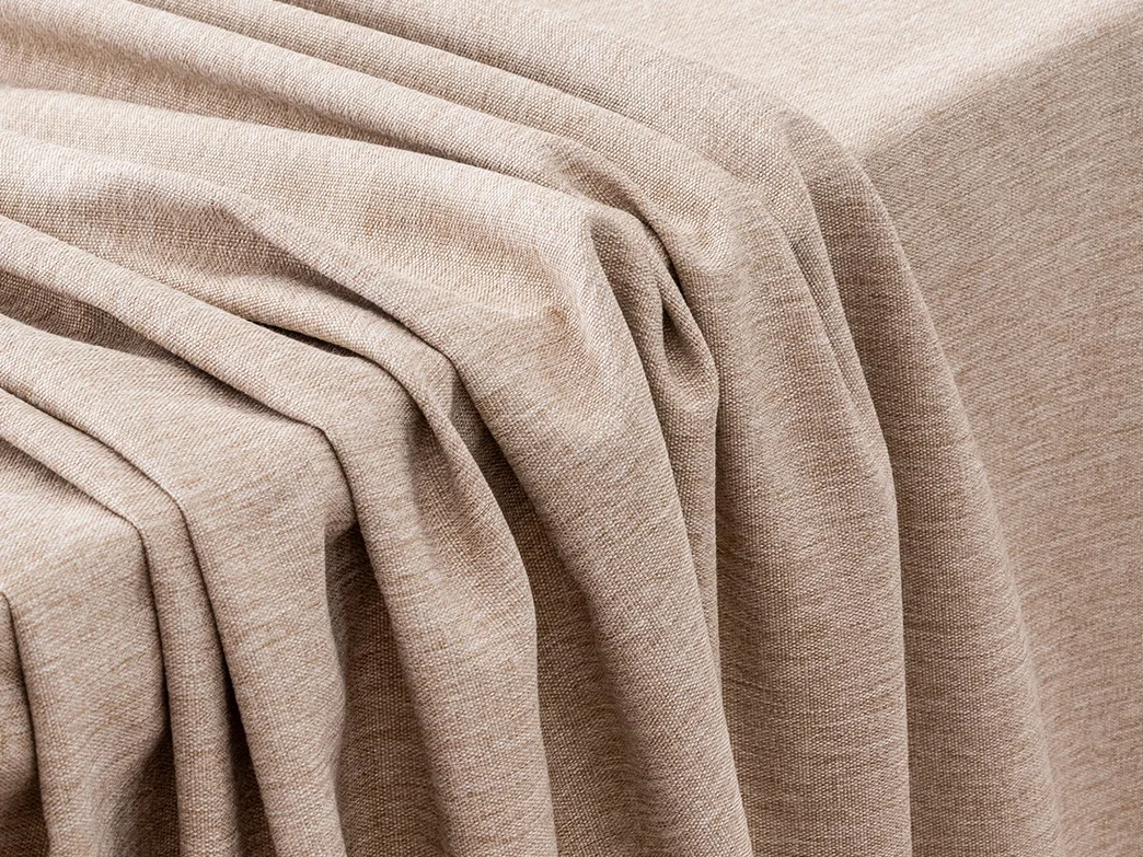 Coffee Embossed Tablecloths With Beige Tassels Restaurant Durable