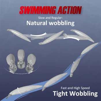 CHEERY New Arrival Hot Sell 100mm 13.6g Silicone Artificial Hard Fishing Lure Minnow for Marlin & Pike Sea Fishing – Soft Lure – view 4