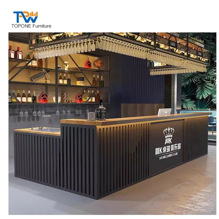 LED Curved Bar Counter - Modern Bar Furniture Solutions