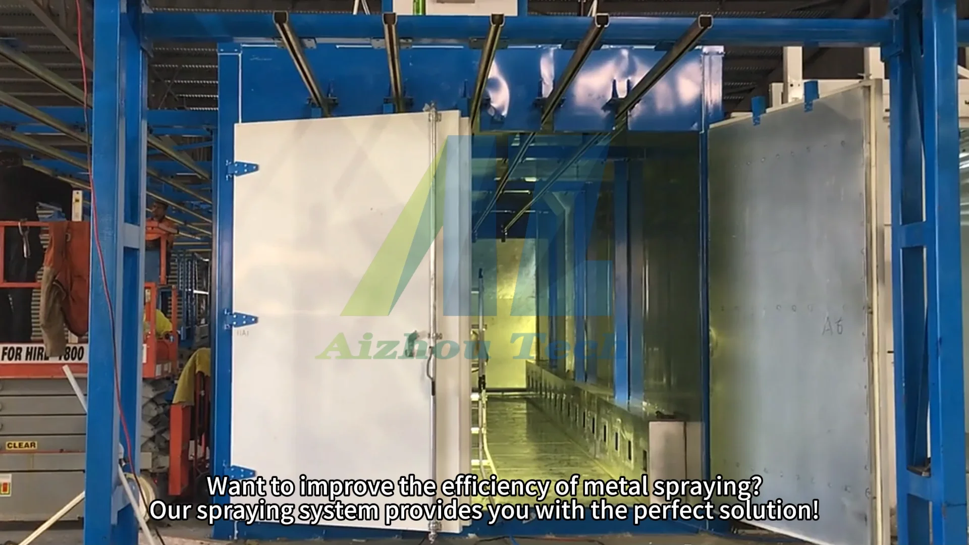 Manual Electrostatic Powder Coating Production Line - Buy Powder ...