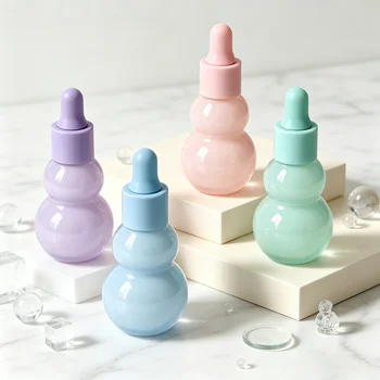 10ml Transparent Double-Hollow Round Cylinder Glass Bottle