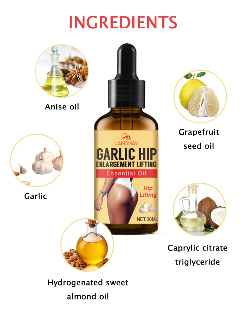 2022 Hot Sale Private Label Herbal Hip Lift Up Butt Enlargement