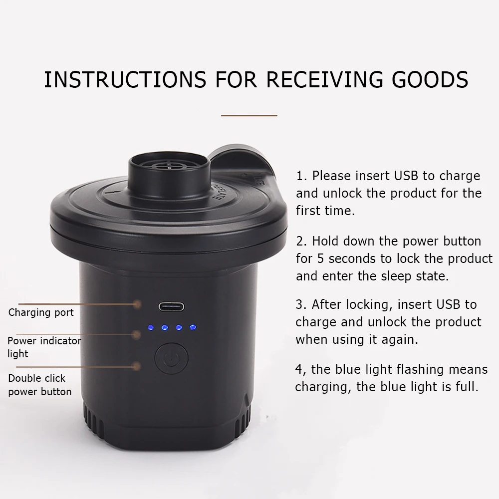 PCMOS 5KPA 20W Portable Air Pump - view 5