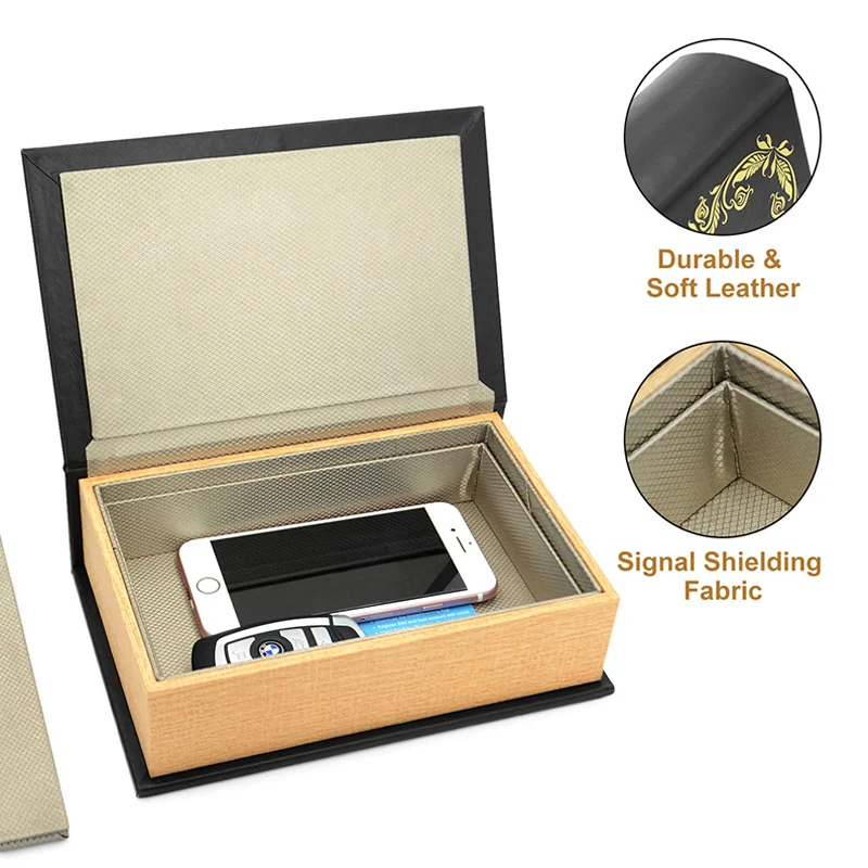 thumbnail interactive-video image 1 of Faraday Box For Car Keys – Signal Blocker Pouch, Anti-Theft Keyless Entry Safety Box 1 of 2