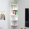 Five layers of white at the corner