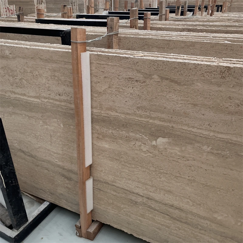 product good price italy silver grey travertine slab for interior and exterior wall cladding decor-4