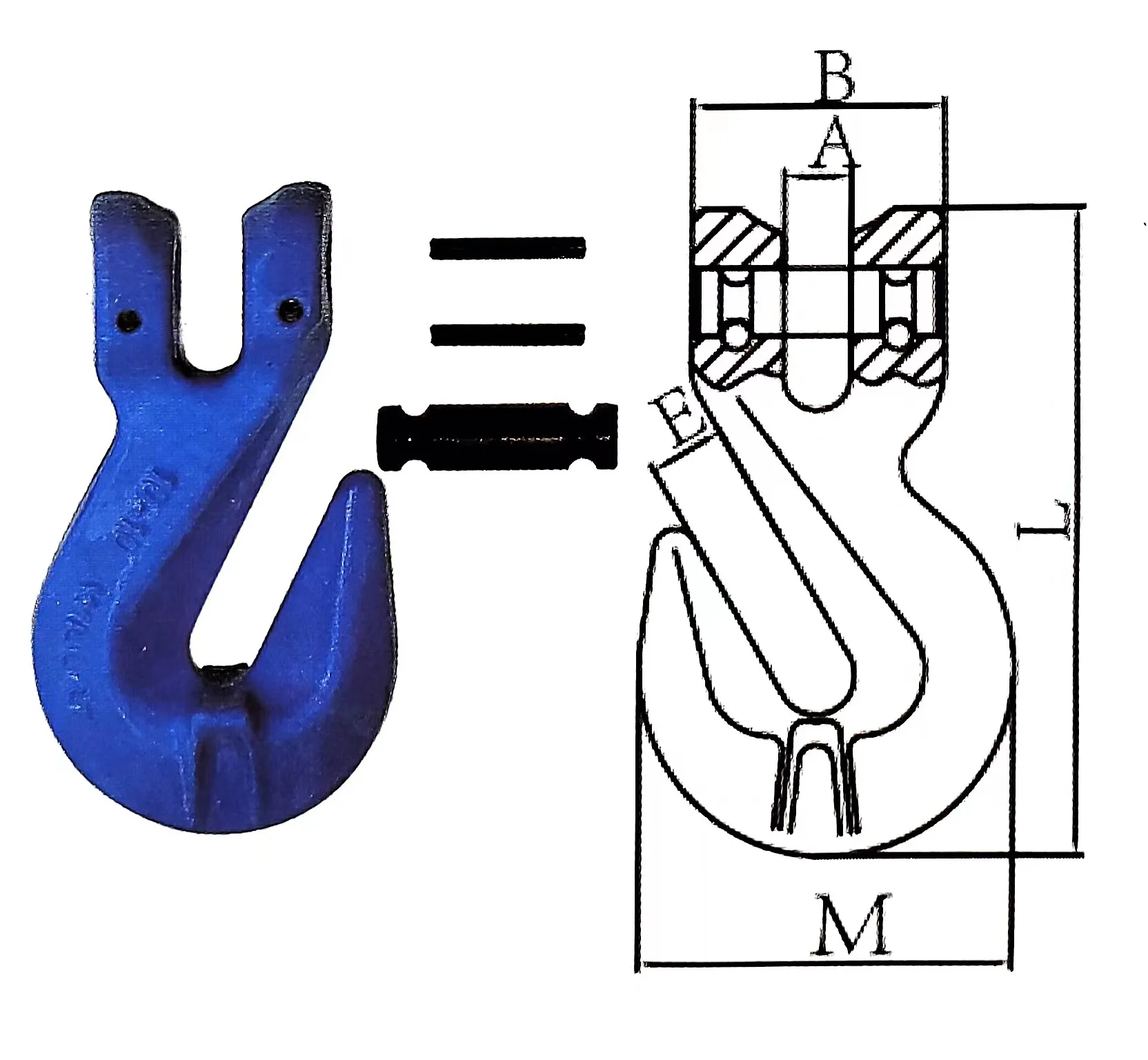 G100 Clevis Shortening Grab Hook With Wings Buy Clevis Grab Hook,G100