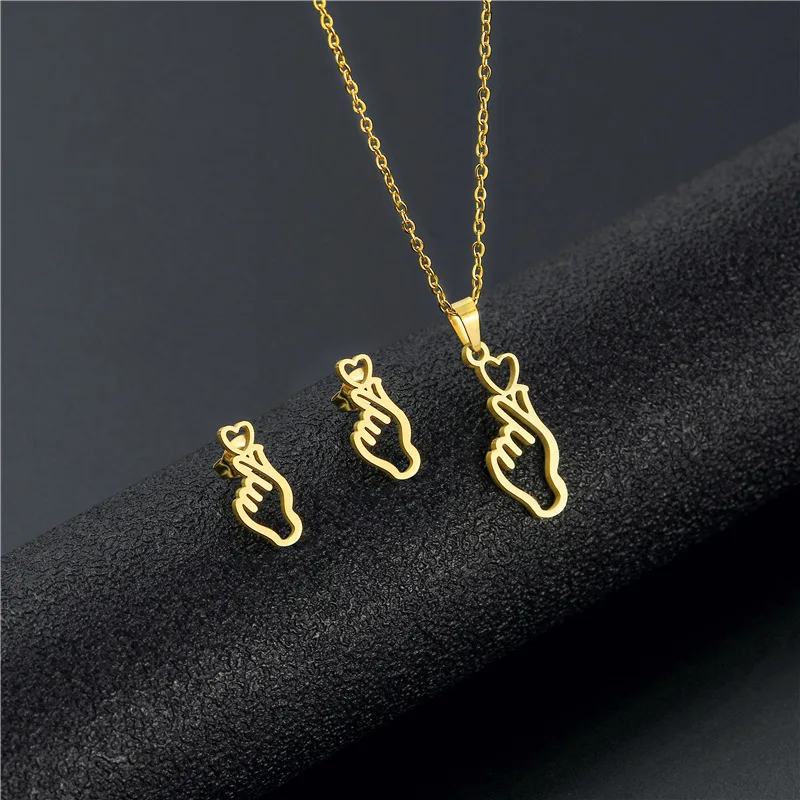 Luxury Stainless Steel Jewelry Set for Women