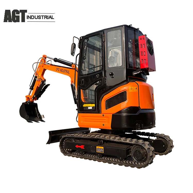 AGT MINI DIGGER EXCAVATOR WITH SWING BOOM and Hydraulic THUMB WITH YANMAR DIESEL