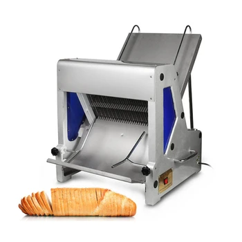 31pcs Automatic Electric Industrial Adjustable Mini Hamburger Bread Loaf  Cutter Slicing Machine Bread Cutting Slicer Machine