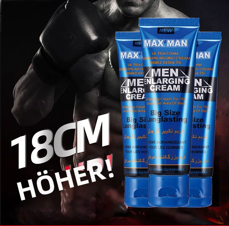 Peniscreme Zur Vergrößerung Und Empfindlichkeitssteigerung - 50 Ml, Mit Natürlichen Pflanzenextrakten