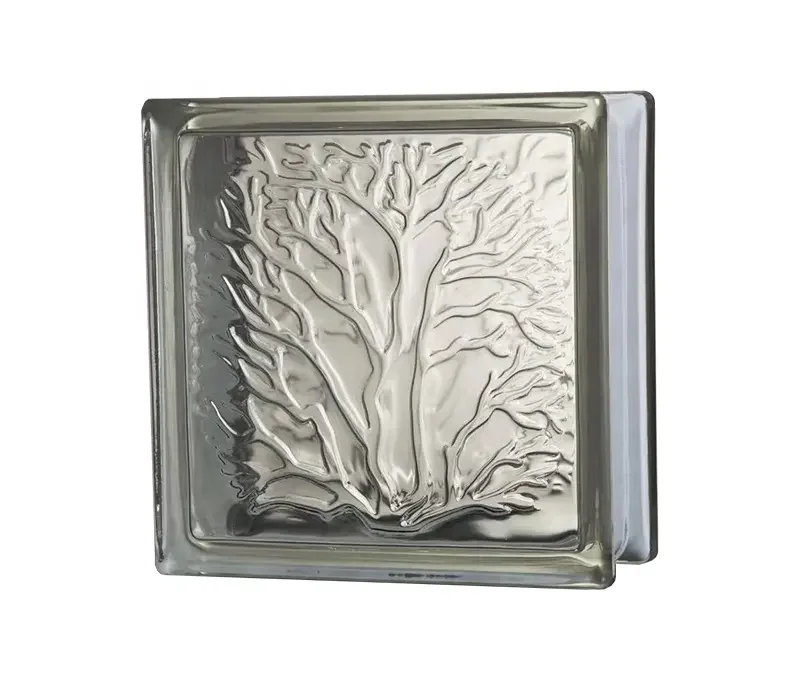 8"*8"*3" Cloudy/Parallel/Wave Pattern Decorative Building Craft Clear Transparent Crystal Hollow Glass Brick Block Wholesale