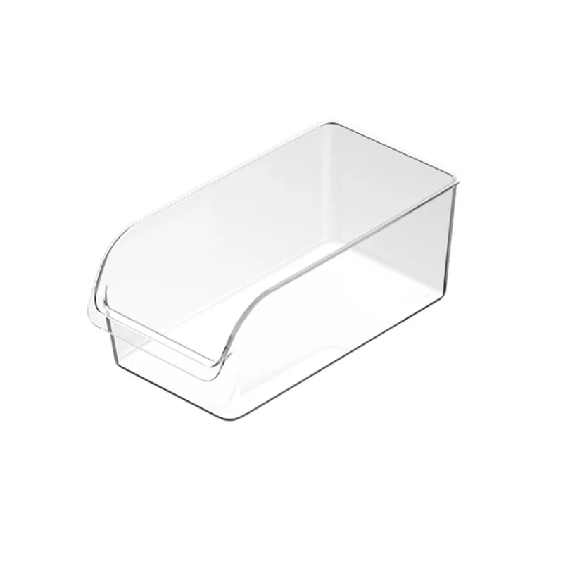 JX Plastic Open Egg Box Simple Refrigerator Storage Box Large Capacity Sorting Anti-String Transparent Summer Fruit Vegetable